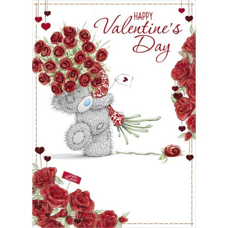Tatty Teddy With Bouquet Me to You Bear Valentines Day Card £1.79